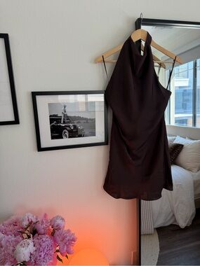 silk sheath dress Issa Oyster Slip Dress in Silk Satin